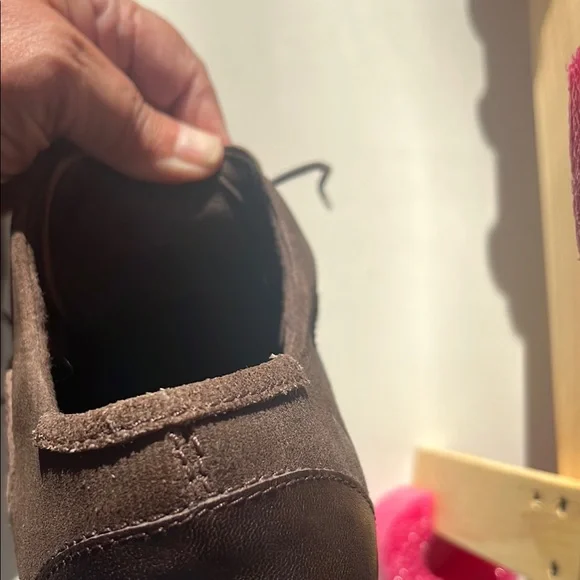 Stacy Adams Brown Leather Oxford Shoes - Picture 3 of 5